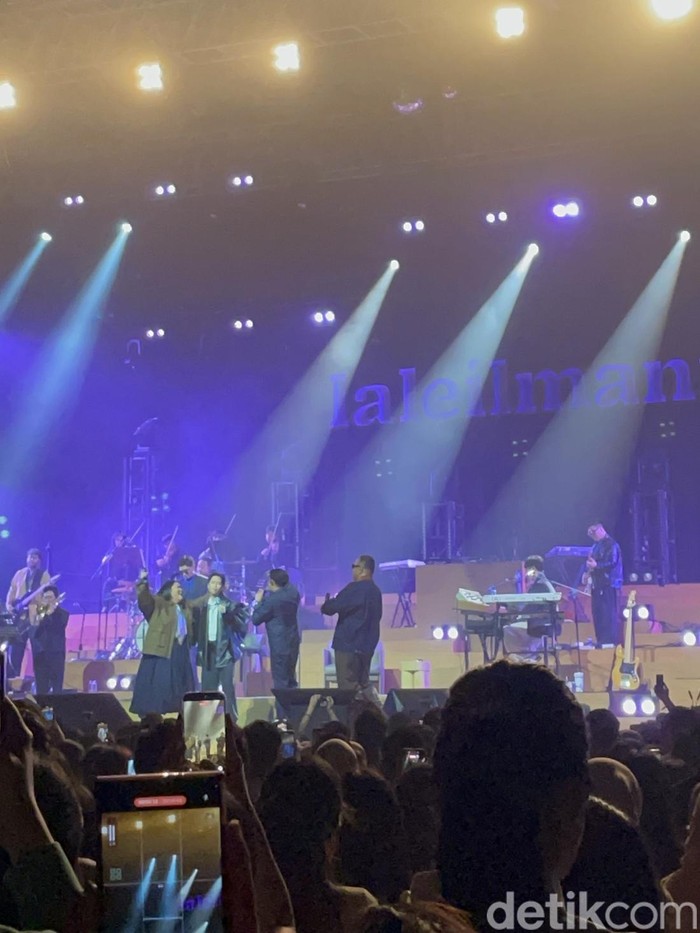 Konser Laleilmanino Vidi Aldiano di konser Laleilmanino, Kamis (30/10/2025) malam.