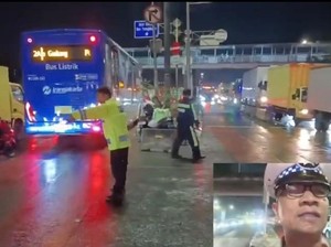 Jelang Tengah Malam, Lalin Cengkareng Masih Macet Parah Imbas Truk Amblas