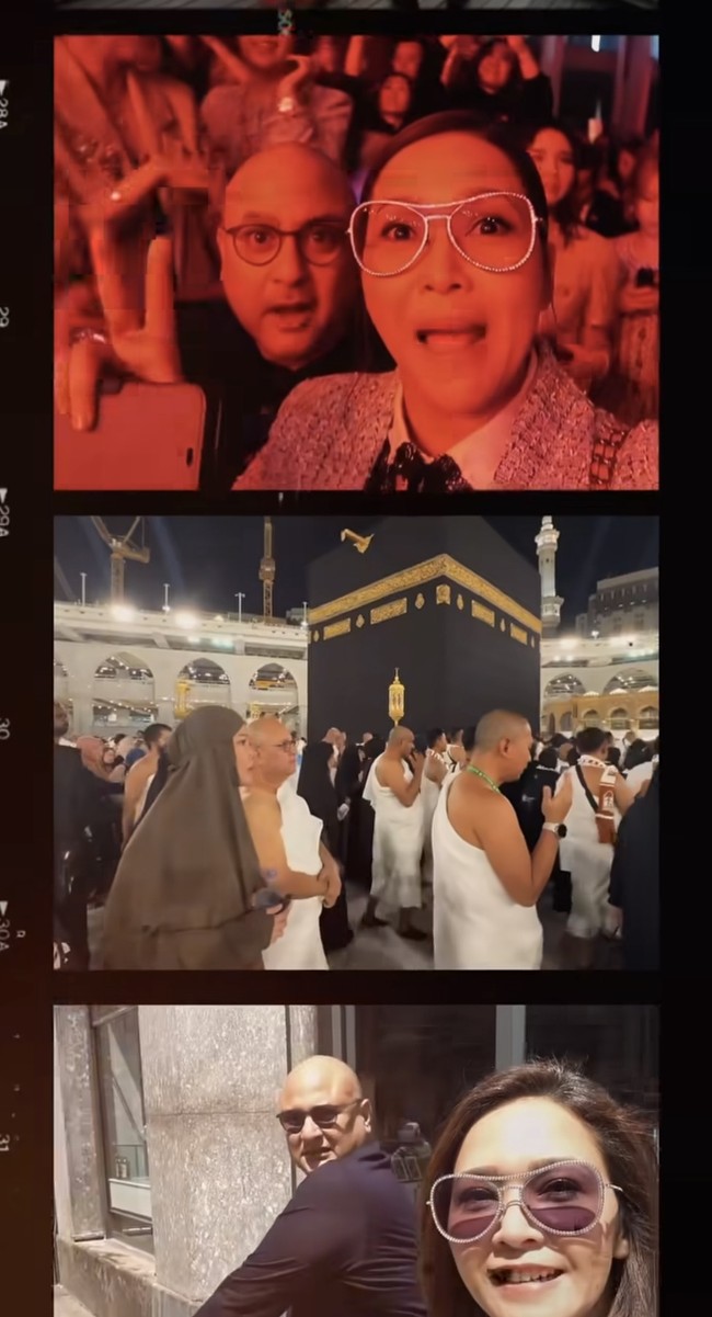 Tak hanya liburan bareng, Maia dan Irwan juga sempat menjalani umrah ke tanah suci bersama. Setelah menikah, rumah tangga Maia dan Irwan memang selalu harmonis dan jauh dari kabar miring. Foto: Instagram/@maiaestiantyreal