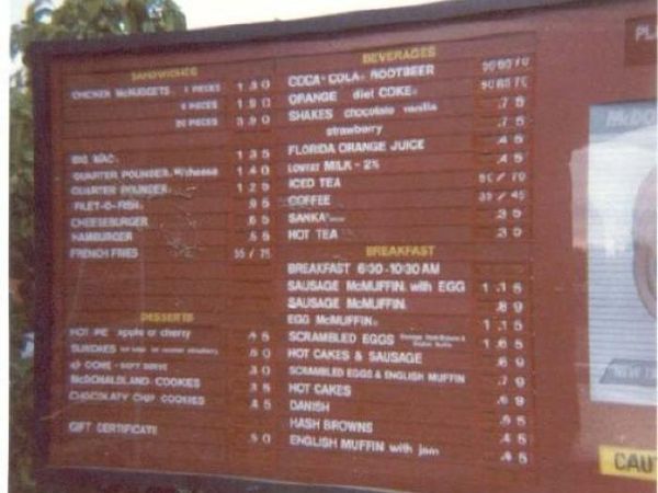 Bikin Nostalgia! Begini Penampilan Menu Vintage McDonalds Era 90-an