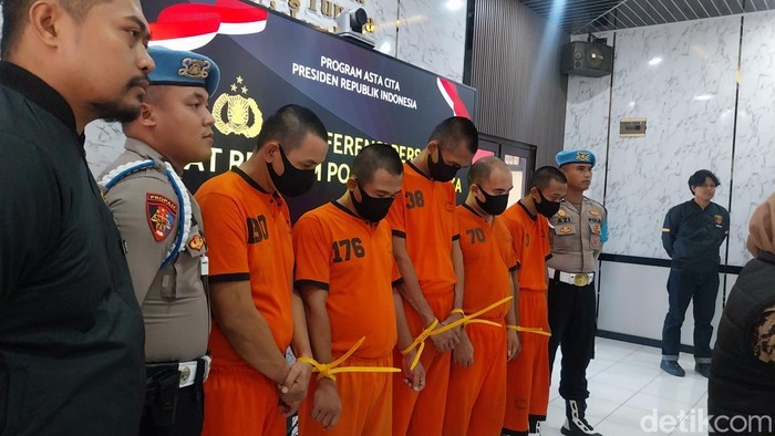 Para pelaku kasus pencurian modus gembos ban dan curanmor Para pelaku kasus pencurian modus gembos ban dan curanmor