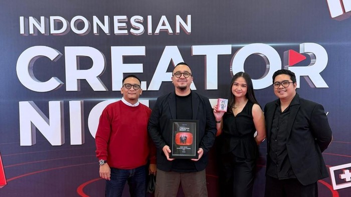 Perib meraih penghargaan “Official Sports Channel dengan Viewers Terbanyak” dalam ajang Indonesian Creator Night 2025.
