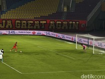 Skor 1-1 Tutup Babak Pertama Persija Vs PSBS Biak