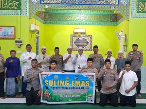 Suling Emas Polres Meranti Ajak Warga Perkuat Iman dan Jaga Kamtibmas