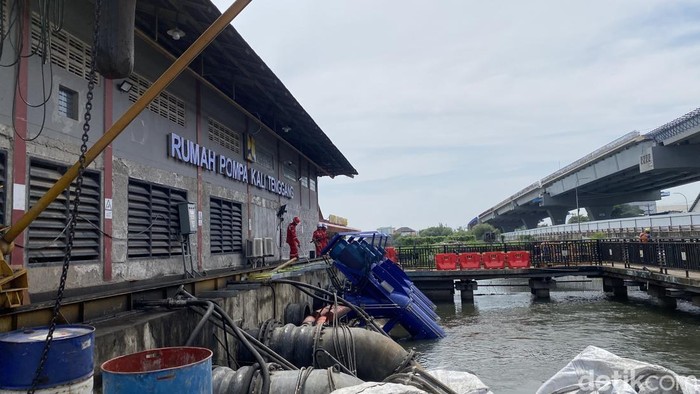 Rumah Pompa Kali Tenggang, Kelurahan Tambakrejo, Kecamatan Gayamsari, Kota Semarang, Jumat (31/10/2025).