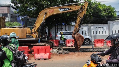 Tambah Lagi Proyek Galian di Jakarta, Kini di Pondok Pinang