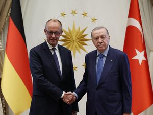 Video Erdogan Sekakmat Kanselir Jerman yang Salahkan Hamas Atas Gaza