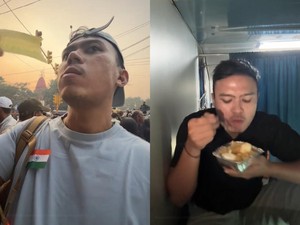 Momen Kocak Kulineran Aa Juju di India, Jajan di Kereta hingga Cicip Fire Paan