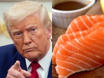 Donald Trump Ogah Sentuh Sashimi, Lebih Doyan Fast Food