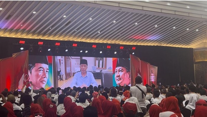 Jokowi Kirim Pesan Lewat Video di Kongres Projo, Minta Relawan Terus Kerja