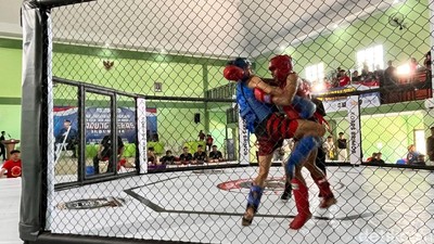 Cegah Tarung Liar, Brimob Gelar Kejurda Tarung Bebas Pertama di Banyuwangi