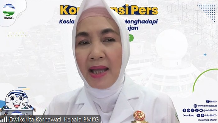 Kepala BMKG Dwikorita Karnawati