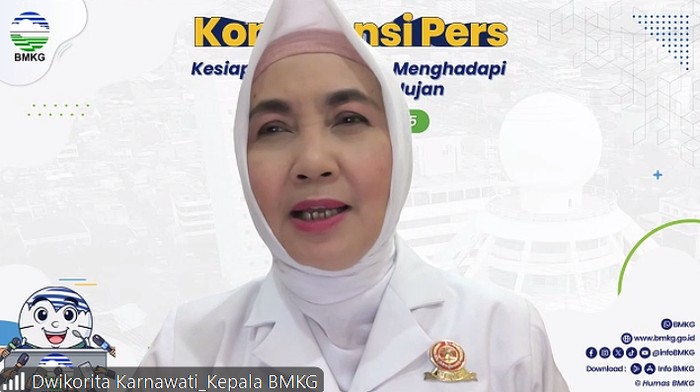 Kepala BMKG Dwikorita Karnawati