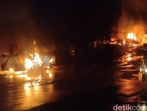 Truk Tangki BBM Terbakar di Cianjur, Pos Polisi dan Ruko Ikut Hangus