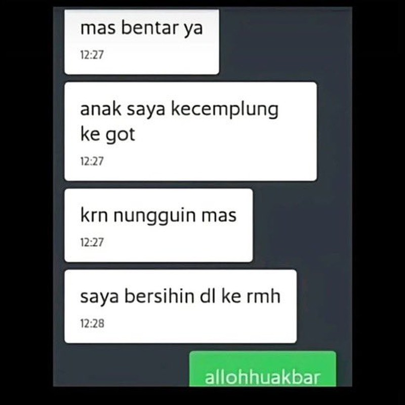 Kumpulan Chat Kocak Ojol