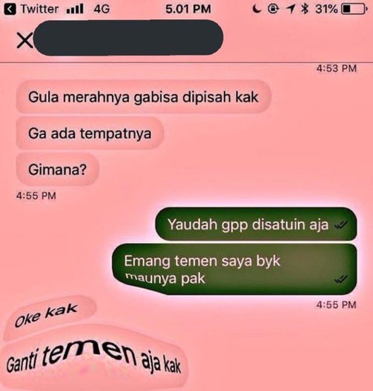 Kumpulan Chat Kocak Ojol