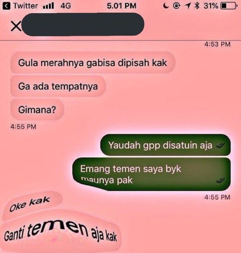Kumpulan Chat Kocak Ojol