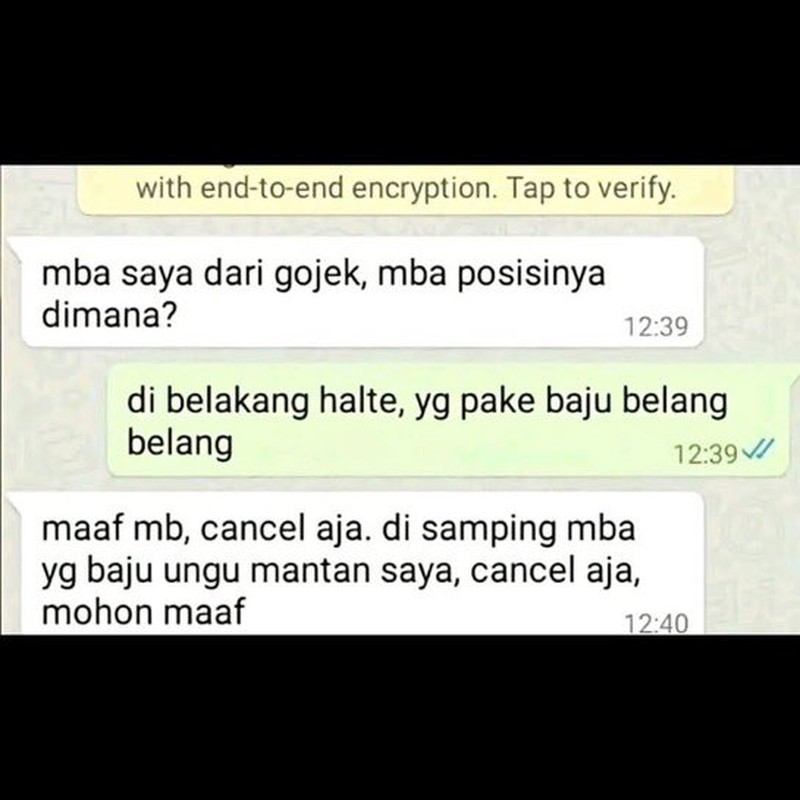 Kumpulan Chat Kocak Ojol