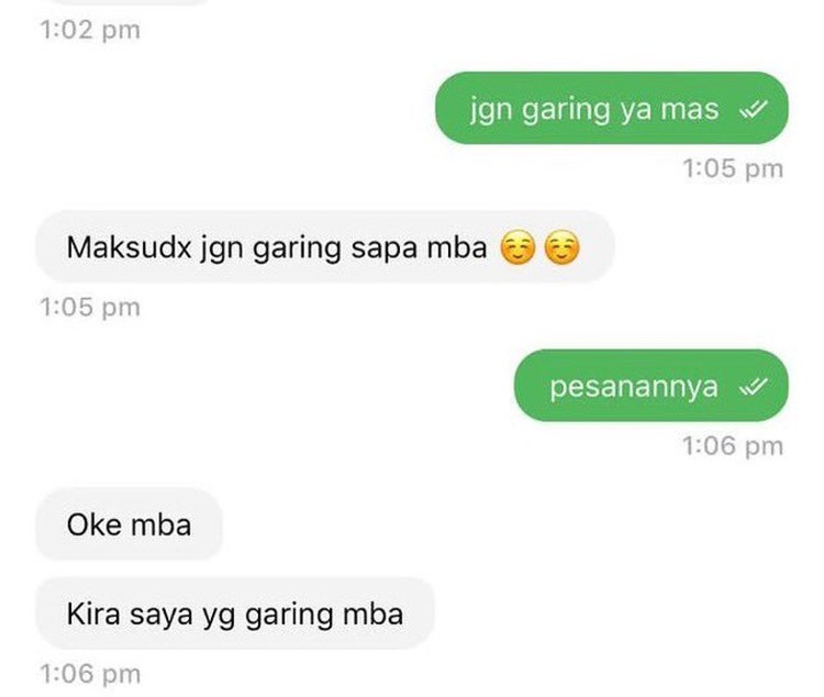 Kumpulan Chat Kocak Ojol