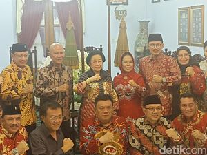 Megawati Gelar Pertemuan Tertutup dengan Kepala Daerah PDIP Jatim