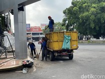 Posko AMPB di Alun-alun Pati Dibongkar Usai Gagal Makzulkan Bupati Sudewo