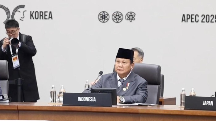 Presiden Prabowo Subianto di Konferensi Tingkat Tinggi (KTT) APEC Presiden Prabowo Subianto di Konferensi Tingkat Tinggi (KTT) APEC di Gyeongju, Korea Selatan. (Tim Media Presiden)