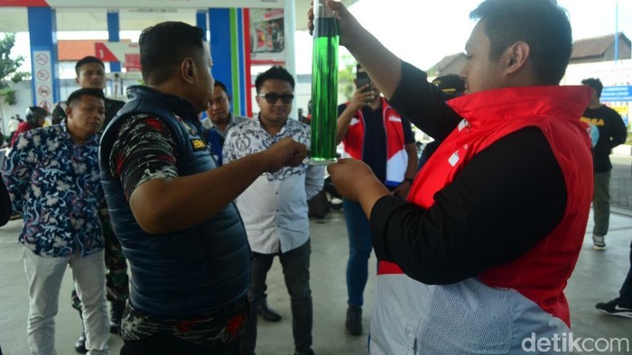 Tim Gabungan Sidak SPBU di Kota Pasuruan, Pastikan Kualitas BBM