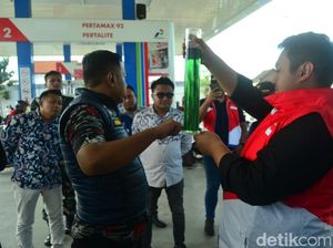 Tim Gabungan Sidak SPBU di Kota Pasuruan, Pastikan Kualitas BBM