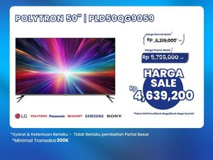 Promo Transmart Full Day Sale, Beli TV LED Diskon Rp 1,5 Jutaan