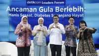 Perkembangan terbaru pembahasan Nutrilevel dibahas di detikcom Leaders Forum, Jumat (31/10/2025). Menghadirkan Kepala BPOM RI Taruna Ikrar, Direktur Penyakit Tidak Menular Kemenkes Siti Nadia Tarmizi, CEO Nutrifood Mardi Wu, dan dokter spesialis penyakit dalam Brawijaya Hospital Erpryta Nurdia Tetrasiwi. (Foto: Rifkianto Nugroho/detikHealth)
