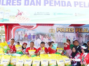 Gerakan Pangan hingga Bazar UMKM Sambut HUT Pelalawan, 7 Ton Beras Terjual