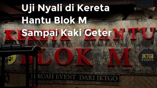 Video: Uji Nyali di Kereta Hantu Blok M Video: Uji Nyali di Kereta Hantu Blok M