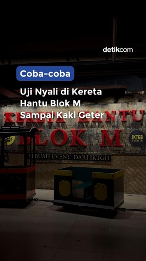 Video: Uji Nyali di Kereta Hantu Blok M