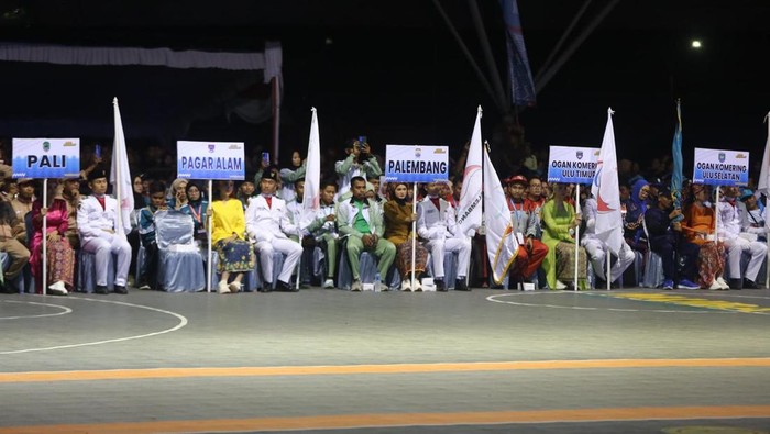 Penutupan Porpov di Musi Banyuasin (Muba), Sumatera Selatan.