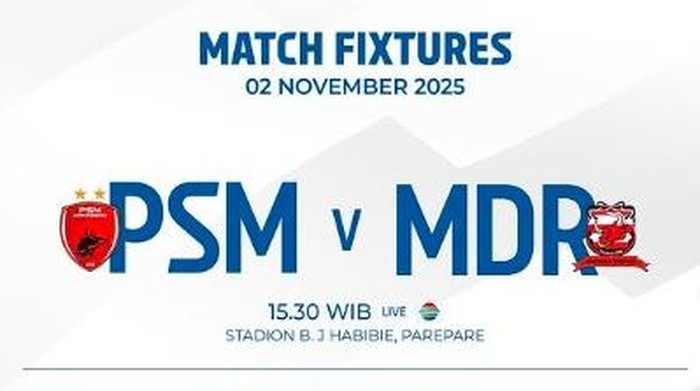PSM Makassar Vs Madura United dalam laga Super League 2025/2026 di Stadion Gelora BJ Habibie.