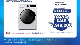 Mesin Cuci Front Load 7KG Hanya Rp 3 Jutaan di Transmart Full Day Sale Mesin Cuci Front Load 7KG Hanya Rp 3 Jutaan di Transmart Full Day Sale