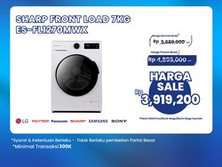 Mesin Cuci Front Load 7KG Hanya Rp 3 Jutaan di Transmart Full Day Sale