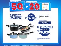 Transmart Full Day Sale! Peralatan Masak Diobral Murah