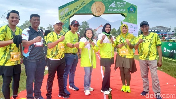 Wabup Mimik di Run and Camp 2025