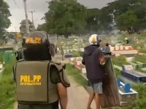 Anggota Satpol PP Makassar Kena Busur Saat Lerai Bentrokan di Beroanging