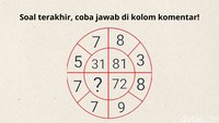 Soal terakhir ini bisa kamu jawab di kolom komentar untuk bukti kalau kamu jenius. (Foto: Aida Adha Siregar/detikHealth)