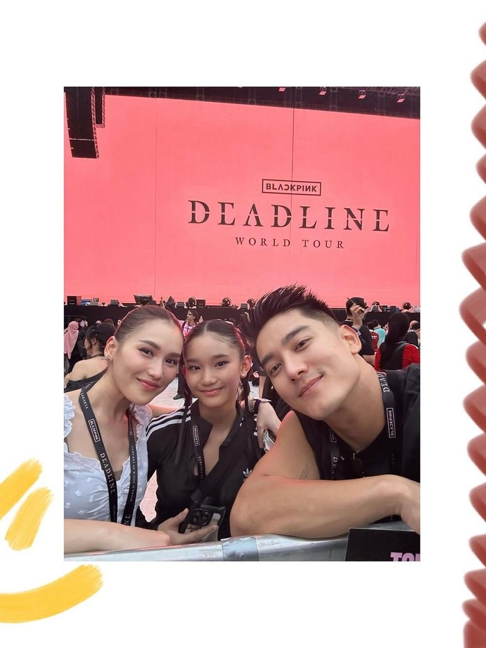 Ayu Ting Ting dan Bilqis nonton konser BLACKPINK hari kedua, dikawal Boy William.