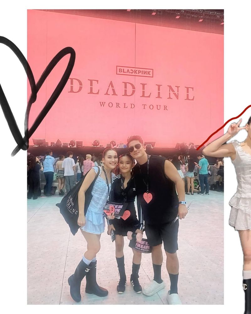 Ayu Ting Ting dan Bilqis nonton konser BLACKPINK hari kedua, dikawal Boy William.