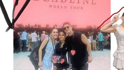 Ayu Ting Ting dan Bilqis Nonton BLACKPINK, Hari Kedua Dikawal Boy William