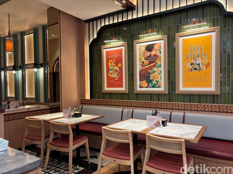Baia Nonna Baia Nonna, restoran dengan menu makanan khas Peranakan bergaya modern.