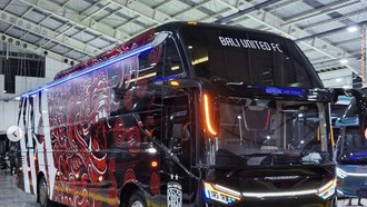 Bali United FC Punya Bus Baru, Intip Fasilitasnya