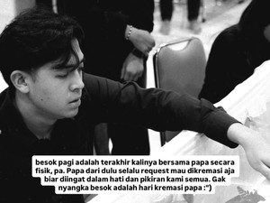 Jerome Polin Ungkap Alasan Jenazah Ayah Dikremasi