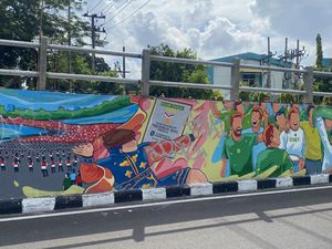 Pelaku Vandalisme Mural di Surabaya Bakal Dipidanakan
