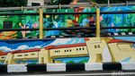 Warna-Warni Mural di Gubeng Surabaya