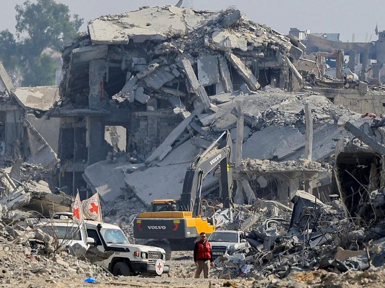 Palang Merah Sisir Gaza Cari Jenazah Sandera di Tengah Gencatan Senjata